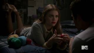 Stiles and Lydia Red String Scene Teen Wolf  3x15 [upl. by Hallett]