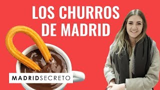 Chocolatería San Ginés los mejores churros con chocolate de Madrid  Madrid Secreto [upl. by Nuarb]