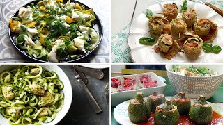 4 délicieuses recettes de courgettes simples et faciles [upl. by Nalepka]