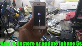 How to Restore or update iphone 5s ios 1021 offline mode with itunes [upl. by Doscher]