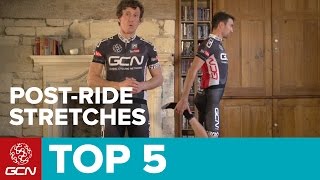 Top 5 Stretches To Do After A Ride  Cycling Fitness [upl. by Ruy892]