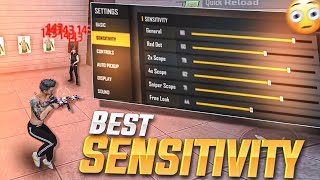 BEST  SENSITIVITY SETTINGS FOR ONLY HEADSHOT  FREE FIRE NEW SENSITIVITY [upl. by Sandstrom]