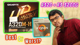 GIGABYTE A320MH Motherboard Review Best or Worst For AMD Ryzen 3 3200G [upl. by Grindle504]