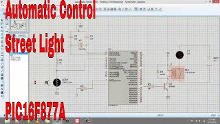 Automatic control of street lights using microcontroller [upl. by Dnallor]