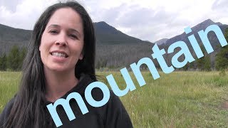 How to Say MOUNTAIN and SENTENCE  American English [upl. by Ennyleuqcaj983]