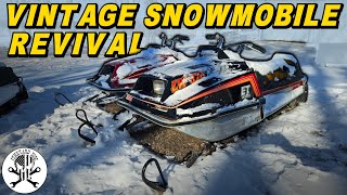 Will this ABANDONED Snowmobile RUN amp RIDE Again  How to Make an Old Sled Reliable [upl. by Valaria]