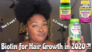 Biotin for Hair Growth in 2020  My results taking different Biotins for the past 4 Months [upl. by Tomas870]