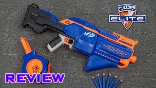 REVIEW Nerf Elite Infinus  Automated Magazine Loading [upl. by Swetlana]