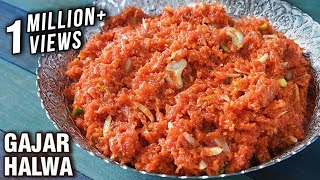 Gajar Ka Halwa Recipe  Homemade Carrot Halwa  Indian Dessert Recipe  Smita [upl. by Etnuhs]