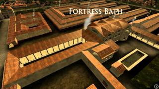 Animation of ancient Roman Fort in Caerleon Wales [upl. by Starr]