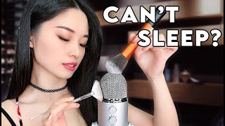 ASMR Sleep for The Sleepless  Microphone Brushing [upl. by Eitirahc]