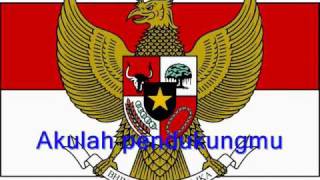 Garuda Pancasila with lyric [upl. by Eidnak]