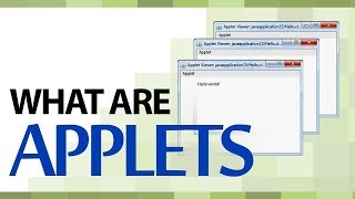 What are Applets  Web Based Applets  Examples of Web Based Applets  Applet Vs Subroutine [upl. by Ainav]