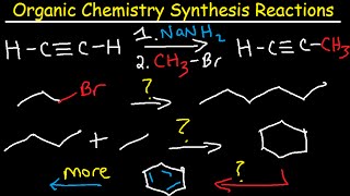 Organic Chemistry Synthesis Reactions  Examples and Practice Problems  Retrosynthesis [upl. by Reahard501]