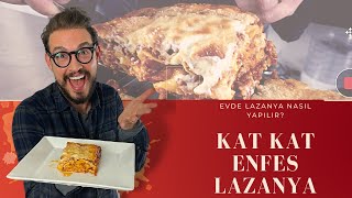 Kat kat enfes İtalyan Lezzeti Lazanya nasıl yapılır [upl. by Naelcm]