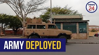 WATCH SANDF finally deployed in the Cape Flats [upl. by Latini719]