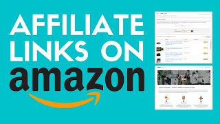 How To Create An Amazon Affiliate Link Affiliate Marketing For Beginners [upl. by Lemkul282]