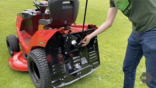 How to install ALKO Tractor mower Mulch Plug [upl. by Ahsoj973]