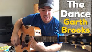 The Dance  Garth Brooks Beginner Guitar Lesson [upl. by Nafri16]