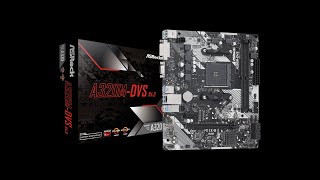 ASRock A320MDVS R40 Motherboard Unboxing and Overview [upl. by Adnim]