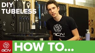 How To Make A DIY Cyclocross Tubeless Setup  Ghetto Tubeless Tyres [upl. by Niletak]