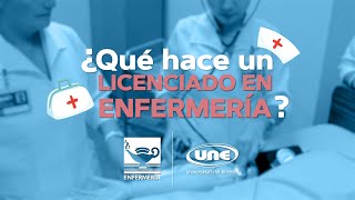 ¿Qué hace un Licenciado en Enfermería [upl. by Ecirual39]