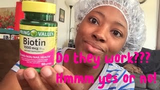 Do they work Hmmm Yes or No Biotin Review  LifeAsBrittany [upl. by Ambrosio896]