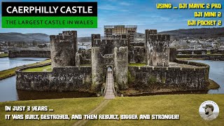 Caerphilly Castle  The Largest in Wales 2nd in Britain [upl. by Lorilee]