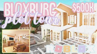 NEW Bloxburg Roleplay Plot tour TWO HOUSES Roblox [upl. by Aekin]