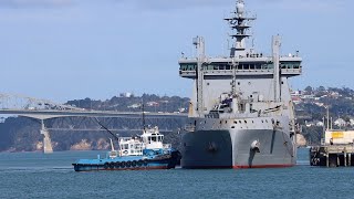 HMNZS Aotearoa Auckland  2024 [upl. by Namurt]