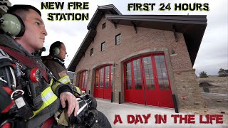 First 24 Hours in a New Fire Station  A Day in the Life [upl. by Noraa311]