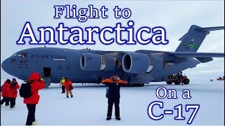 Flight to Antarctica  Christchurch to McMurdo Sound [upl. by Ifen]