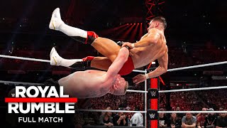 FULL MATCH  Brock Lesnar vs Finn Bálor – Universal Title Match Royal Rumble 2019 [upl. by Anaihk]