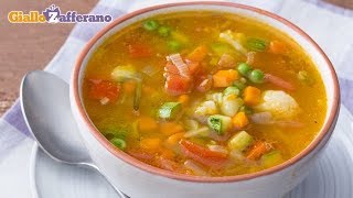 MINESTRONE DI VERDURE FATTO IN CASA [upl. by Norah]