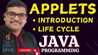 INTRODUCTION TO APPLETS amp APPLET LIFE CYCLE  JAVA PROGRAMMING [upl. by Mikel631]