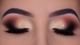 Smokey Glamorous Eye Makeup  Bridal Makeup Inspiration [upl. by Aennil218]