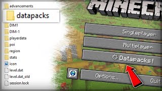 Como INSTALAR DATAPACKS no seu MINECRAFT  TUTORIAL COMPLETO [upl. by Tecu]