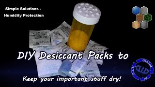 DIY Silica Gel Packs  Moisture Protection [upl. by Carmelle515]