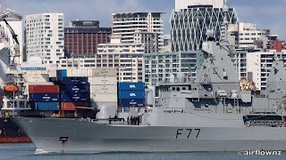 HMNZS Te Kaha Auckland  2024 [upl. by Laersi]