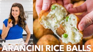 How To Make Arancini Rice Balls  Italian Classic Recipe [upl. by Odrautse67]