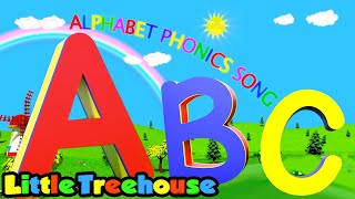 Alphabet Phonics Song  ABC Song  More Nursery Rhymes amp Kids Songs by Little Treehouse [upl. by Dlareg]