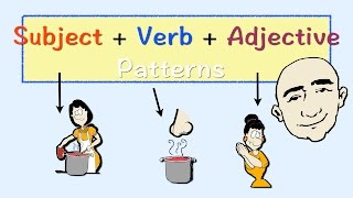 Subject  Verb  Adjective Patterns  English Speaking Practice  ESL  EFL [upl. by Racso]