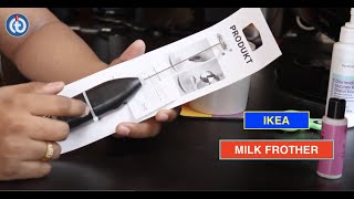 IKEA MILK FROTHER Review amp Battery Installation [upl. by Ertemed73]