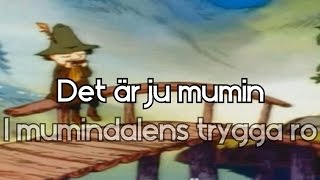 I Mumindalen Full Swedish Moomin theme  lyrics [upl. by Elleb]