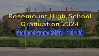 Rosemount High School  Graduation 2024 [upl. by Nagaem627]