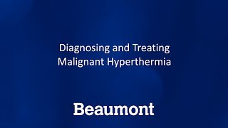 MALIGNANT HYPERTHERMIA Causes Signs and Symptoms Diagnosis and Treatment [upl. by Ttenneb]