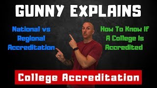 College Accreditation Explained  College Terminology [upl. by Adiana]