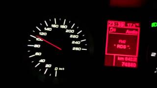 Alfa Romeo Brera 20 JTDm 170 HP 0140 kmm acceleration [upl. by Aihsoj]