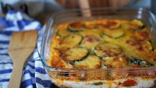 GRATIN DE COURGETTES AU FOUR [upl. by Lorac422]