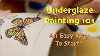 Underglaze Painting 101  Painting Pottery [upl. by Allie]